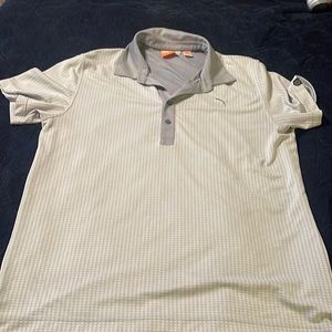 Large gray Puma 4 button golf shirt
